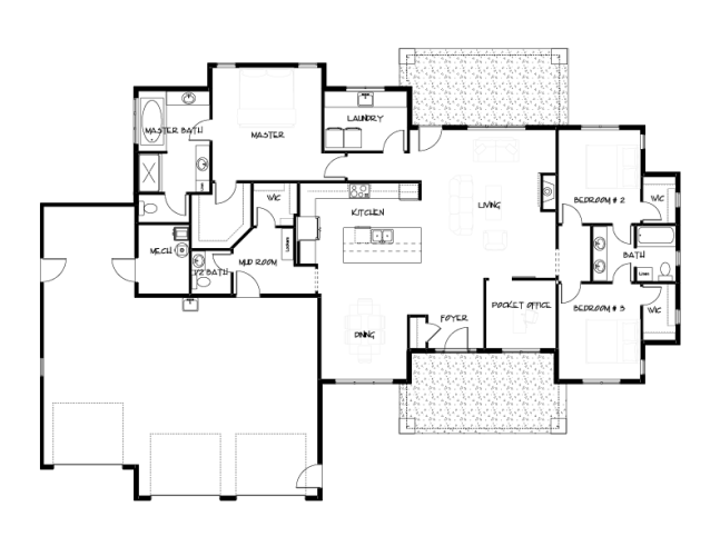 Ironwood Floor Plan - Paramount Builders